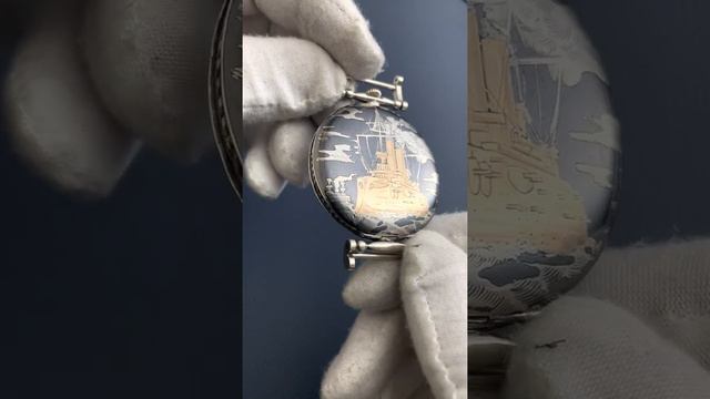 Серебряные часы 1920-х годов с поддавкой.