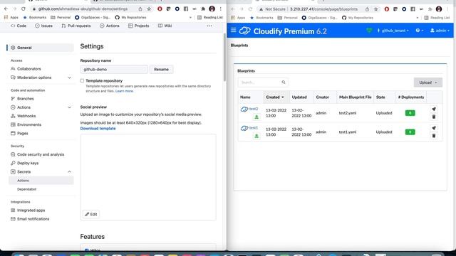 Cloudify | How to Connect GitHub Actions (CI/CD) смотреть онлайн
