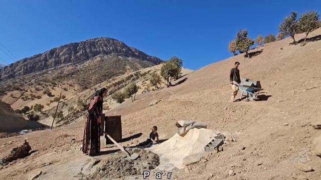 A nomadic family in Iran a young couple prepares for the coming of winter with more effort.