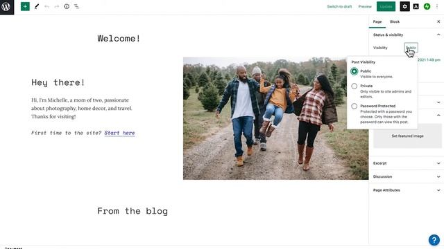 How to change your post or page visibility settings on your WordPress.com site смотреть онлайн