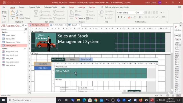 Access 2019 - Update query running from a form button смотреть онлайн