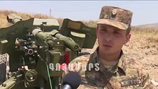 Армия Обороны НКР.152-мм пушка-гаубица Д-20/Nagorno-Karabakh Defense Army.152 mm gun-howitzer D-20 смотреть онлайн