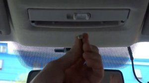 VW Polo sedan / Снятие плафона салона