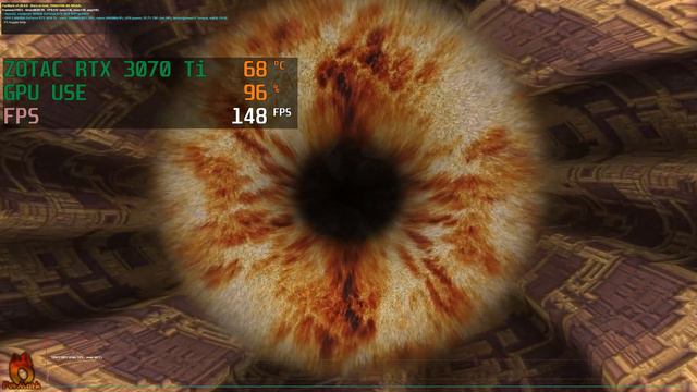 ZOTAC Gaming RTX 3070 Ti Trinity OC 8GB FPS & Temperature Test