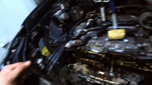 Двигатель Subaru FB20 Течь масла Разборка смотреть онлайн