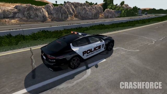 Realistic Police Chases #18 - BeamNG drive смотреть онлайн