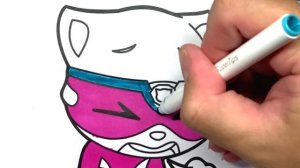 Drawing Talking Tom Heroes Super Hero Tom and Super Hero Angela Hero dash