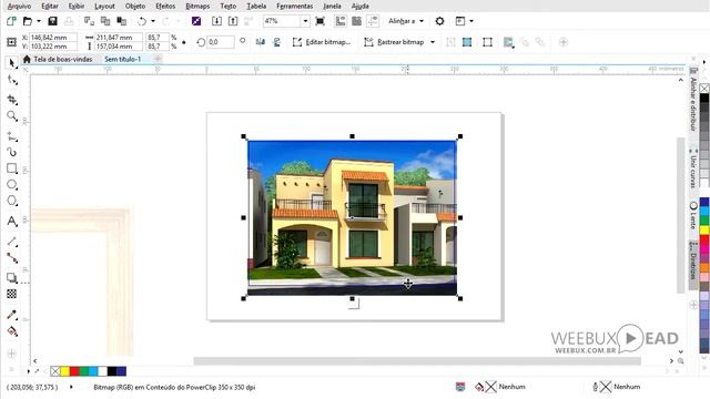 Curso de CorelDraw X8 Fácil Aula 17 Perspectiva e powerclip смотреть онлайн