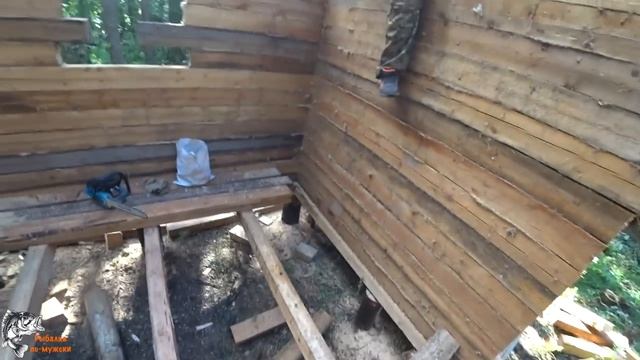 КАК это построить? Банька под крышу/5 дней в тайге/Еда на костре #УСТАЕВ#ШЕМЯКИН