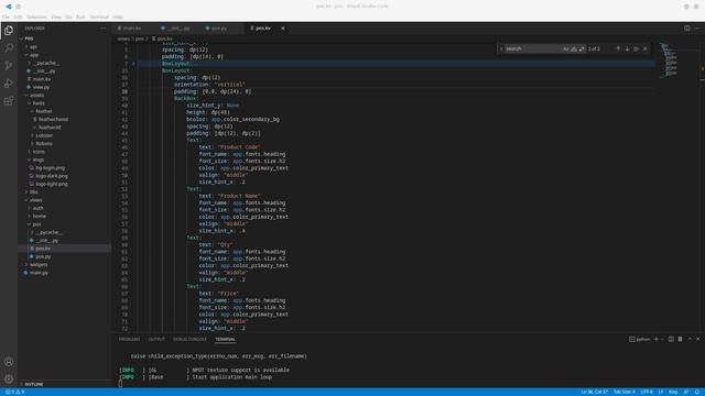Python/Kivy POS System v2: 08 - POS Screen 03 смотреть онлайн