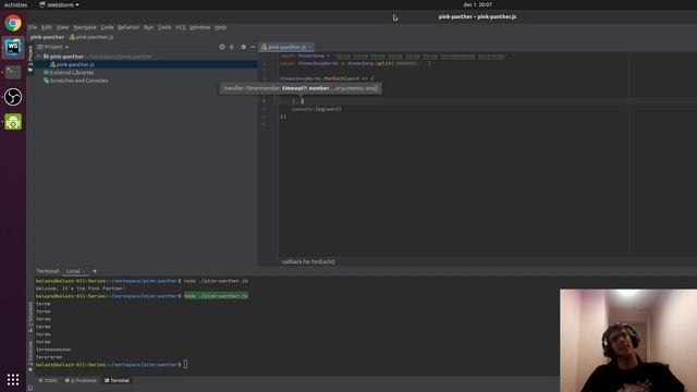 Pink Panther lyrics in node js смотреть онлайн