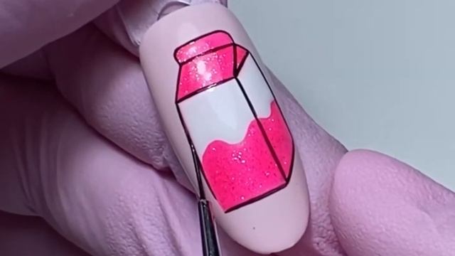 Рисунки гель-лаком | Объемный дизайн ногтей | Гель-лак с блестками смотреть онлайн