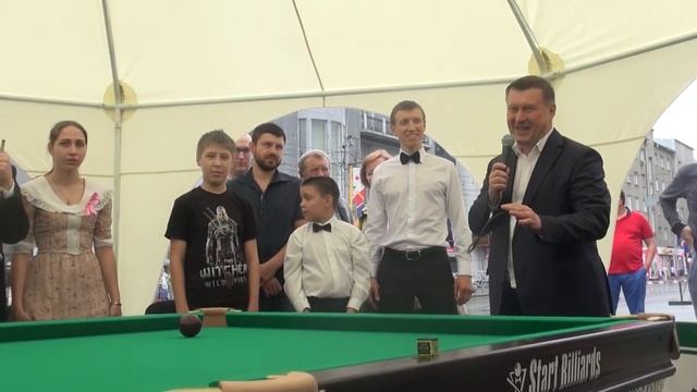 День города Новосибирска 2017 - площадка русского бильярда смотреть онлайн