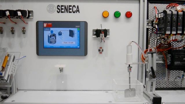 Измерение уровня нагрузки электропривода при помощи датчика тока Seneca Т201