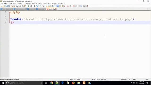 Redirection operation in PHP | header() function | Tutorials for beginners смотреть онлайн