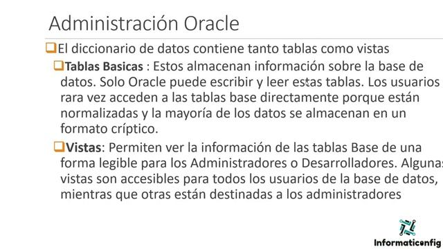 Oracle Base de Datos 21c desde cero para principiantes | DICCIONARIO, (Introducción) (video 20) смотреть онлайн