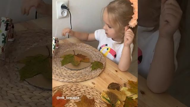 Осенняя поделка в сад / поделка в школу / поделка осень / поделка осенний гриб / игры с детьми смотреть онлайн