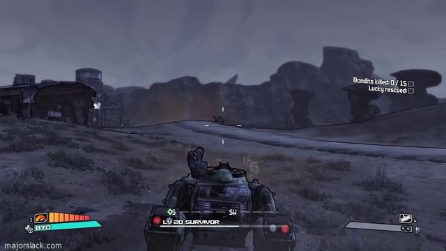 Borderlands Walkthrough - Part 47 - Leaving Fyrestone, Getting Lucky смотреть онлайн