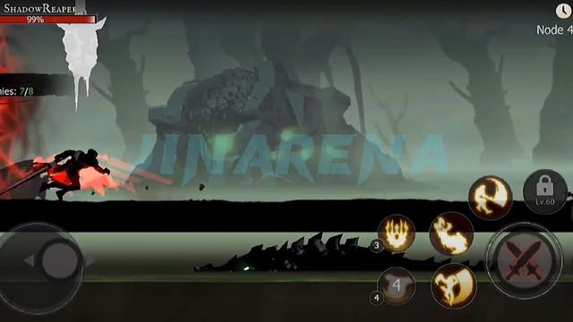 「 Node 4-6 ~ Node 4-10 」ー Shadow of Death : Dark Knight Gameplay смотреть онлайн