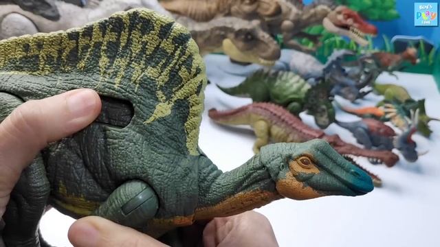 30 Best Jurassic World Dinosaur Toys With Dino Hunter! T-Rex, Indominus Rex, Spinosaurus смотреть онлайн