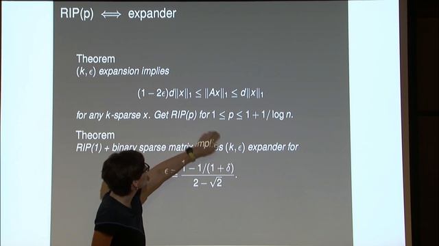 Sparse matrices in sparse analysis - Anna Gilbert смотреть онлайн