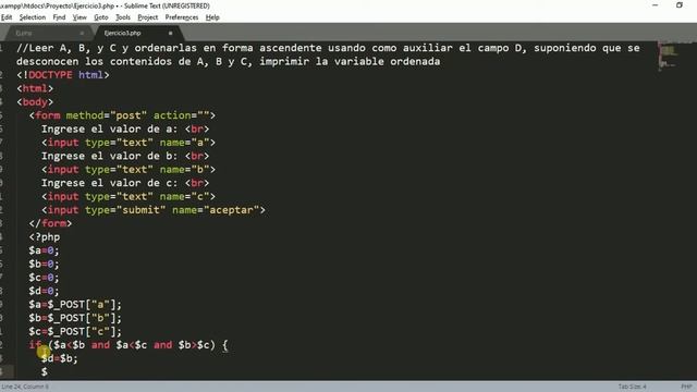Lógica General N° 3 - PHP смотреть онлайн