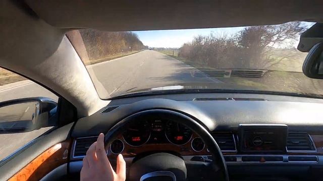 MY First Video Audi A8 Long W12 6.0 450 HP