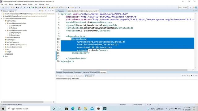 Lombok @Log annotation Example | Lombok Tutorials in Java | KK JavaTutorials смотреть онлайн