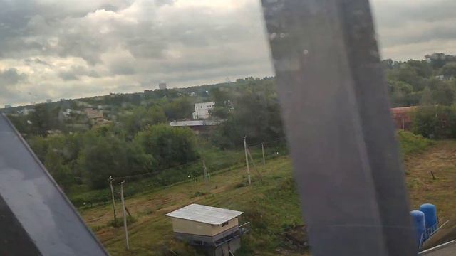 Проезжаем по мосту, через великую реку Волгу!!! Поезд №184!!! 19.07.2023г.! смотреть онлайн