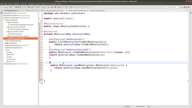 Post Request @ REST API java смотреть онлайн