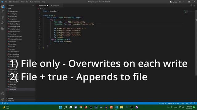 Beginner Java - Writing to a File in 15 Minutes! смотреть онлайн