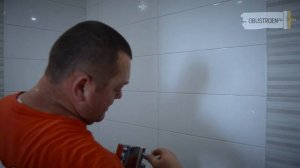 Установка смесителя с тропическим душем