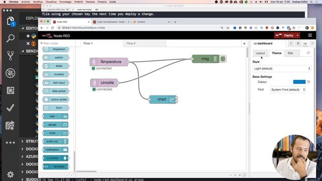 DASHBOARD PER ESP32 CON NODE-RED (MICROPYTHON+MQTT) смотреть онлайн