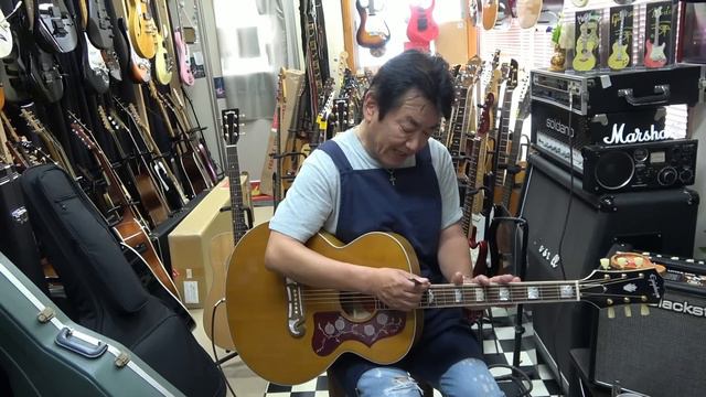 Epiphone J-200 オール単板 エレアコ смотреть онлайн