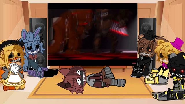 Nightmares react to nightmare vr vs withereds|credit to animation time link in desc| gacha club|fna смотреть онлайн