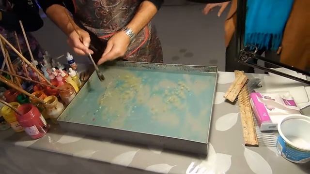 Muzikālā improvizācija austrumu kaligrāfijā un Ebru 2014 gada 02.oktobrī! Galerija Riga смотреть онлайн