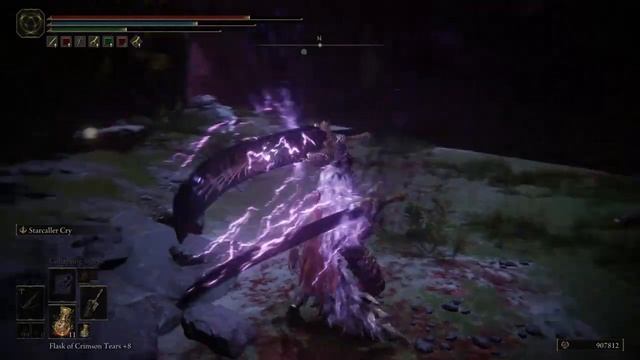 ELDEN RING Best farming area 85000 runes every 50 sec . Mohgwyn's Palace - approach ledge смотреть онлайн