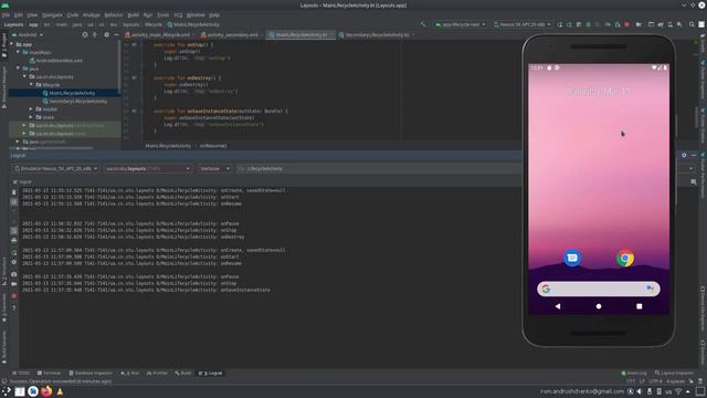 8_Android - Жизненный цикл Activity смотреть онлайн