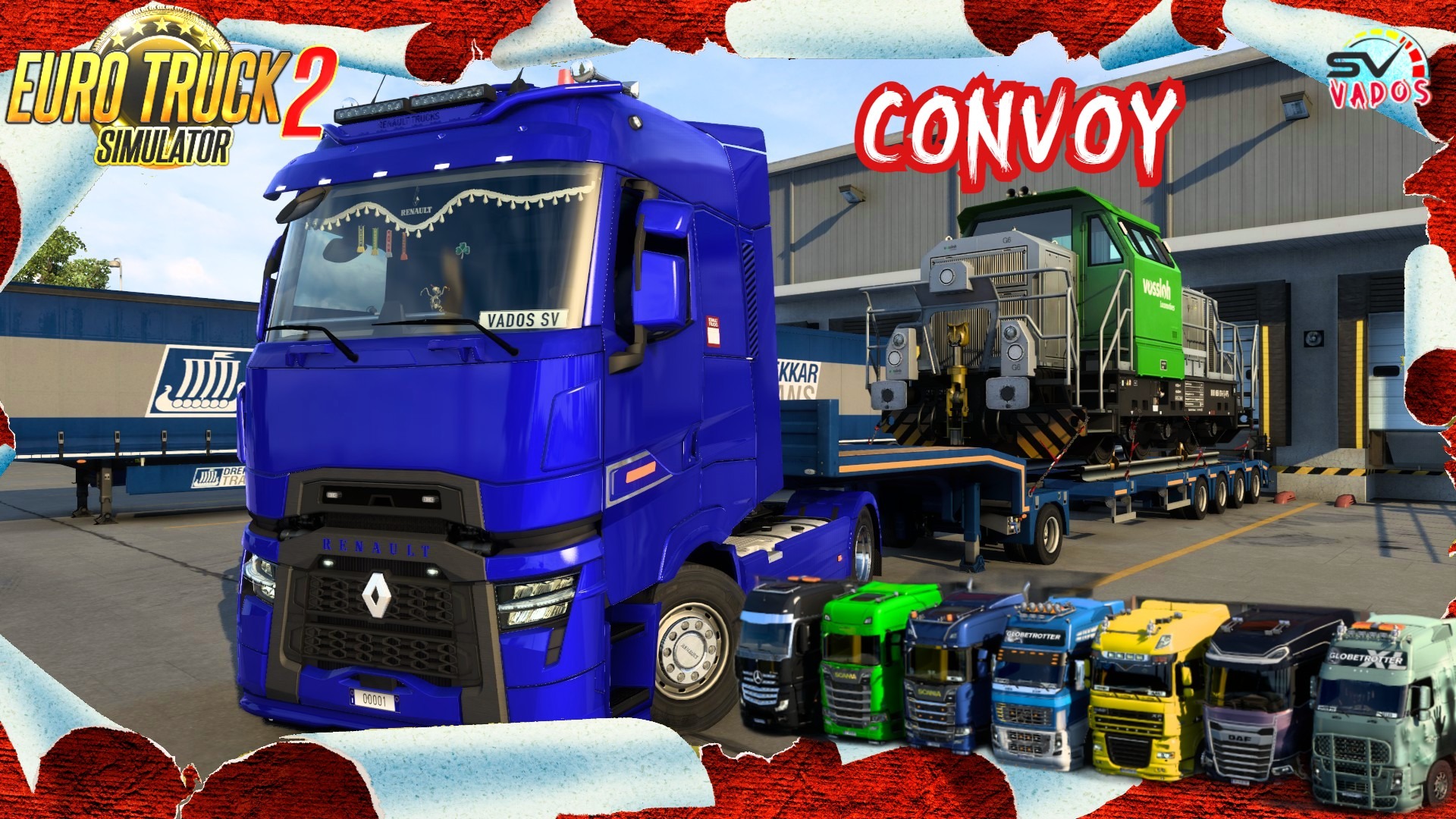 ✅Euro Truck Simulator ?КОНВОЙ SV СВОИ ЛИНИИ смотреть онлайн