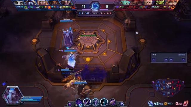 Heroes of the Storm with Charmed My Professional Snow Plum Sylvanas MVP смотреть онлайн