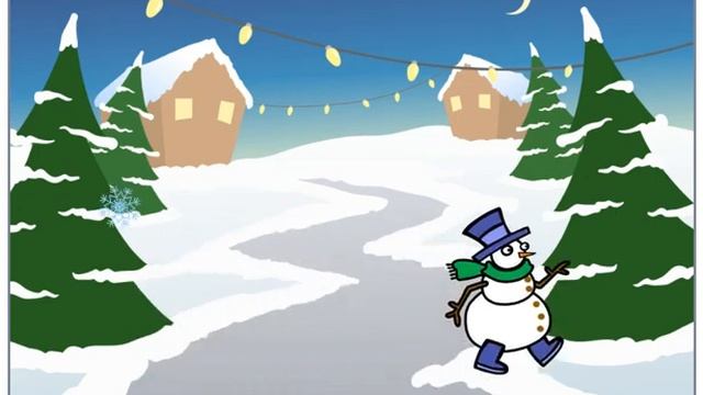 Проект Scratch "Снеговик" смотреть онлайн