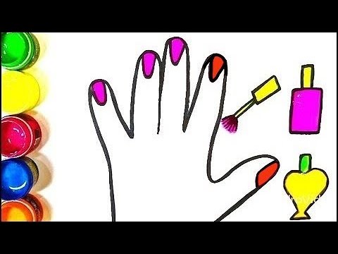 Как нарисовать руку. Рисуем руку для детей легко смотреть онлайн