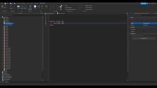 How to make a only day script in roblox studio смотреть онлайн