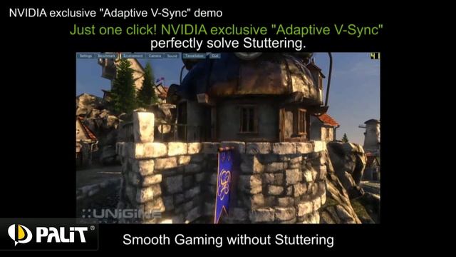 [Adaptive Vertical Sync] Reduce VSync=On Stuttering Demo смотреть онлайн