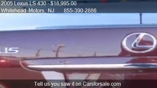 2005 Lexus LS 430 - for sale in Trenton, NJ 08638 смотреть онлайн