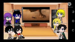 Aot react to Godzilla : Kotm Rodan Awakening