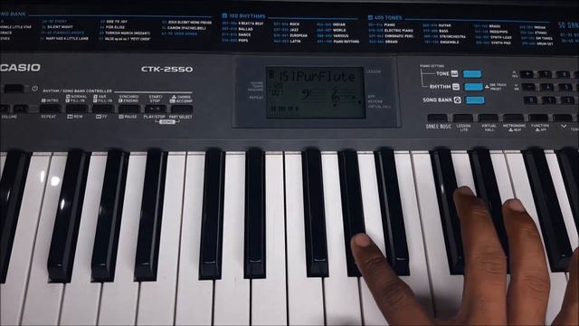 all tones of Flute in Casio CTK 2550 смотреть онлайн