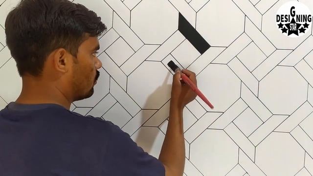 3D wall art simple new design | modern wall painting ideas | 3d wall painting interior design ideas смотреть онлайн