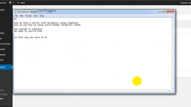 Hummer One Page Construction WordPress Theme WordPress Installation Video