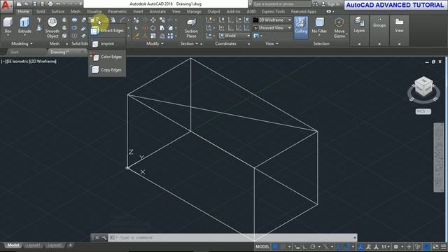 AutoCAD 2018 Tutorial for Beginners #106 HOW TO USE IMPRINT COMMAND IN AUTOCAD 2018 смотреть онлайн